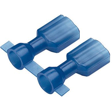 Panduit-DNF14-250FIM-2K 连接器端子 Quick Disconnect Terminal 14-16AWG Brass Blue M 22.86mm Nickel T/R