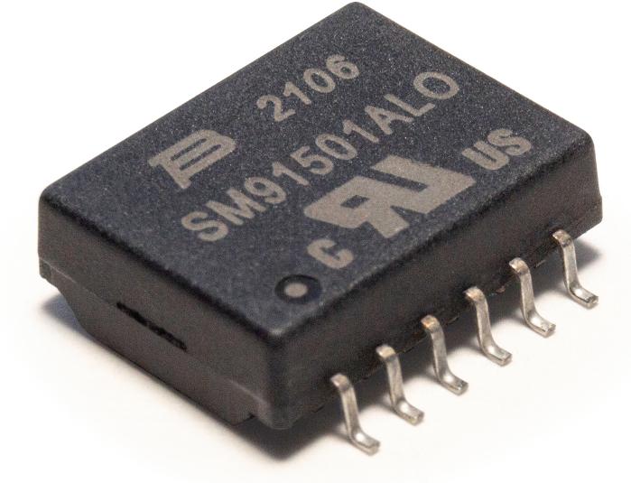 Bourns-SM91501ALO-E Telecom Transformers Telecom Transformer 1:1 0.45Ohm Prim. DCR 0.85Ohm Sec. DCR 12 Terminal Gull Wing SMD Automotive AEC-Q200