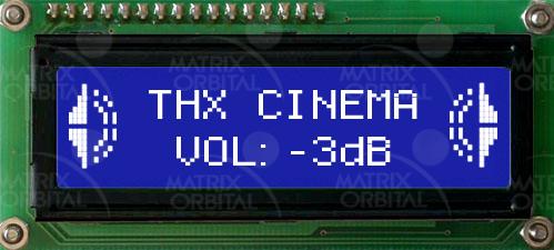Matrix Orbital-LK162-12-WB Modules de caractère LCD Intelligent Alphanumeric Liquid Crystal Display