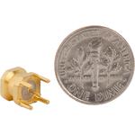 Conn PSMP 0Hz to 10GHz 50Ohm Solder ST Thru-Hole RCP Gold T/R