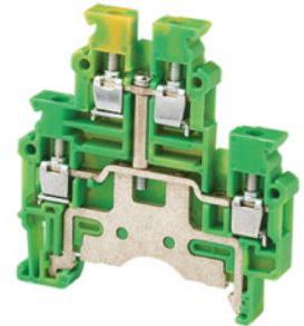 Altech Corporation-CDLG4(I.S) Steckverbinder, Klemmenblöcke Conn Feed-Through Terminal Block F 4 POS Screw DIN Rail