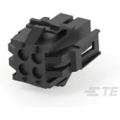 TE Connectivity-1-640519-0 Einzeladersteckverbinder, Gehäuse Conn Housing PL 4 POS 4.19mm Crimp ST Panel Mount Red Box