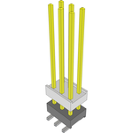 Conn Board Stacker HDR 6 POS 2.54mm Solder ST Top Entry SMD Layer