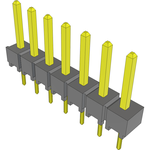 Conn Unshrouded Header HDR 7 POS 2.54mm Solder ST Top Entry Thru-Hole Bulk