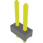 Conn Unshrouded Header HDR 2 POS 2mm Solder ST Top Entry Thru-Hole Bulk
