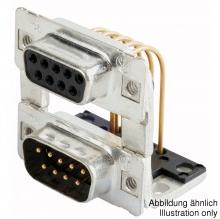 CONEC-164A19979X Conector D-subminiatura Conn D-Sub SKT/PIN 25/25 POS Solder RA Thru-Hole 50 Terminal 2 Port