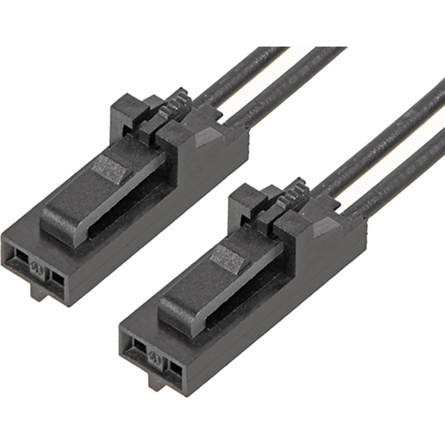 Molex-2162701023 Andere Kabelbaugruppen Cable Assembly UL 11028 0.3m 22AWG Wire to Board to Wire to Board 2 to 2 POS F-F Crimp-Crimp Bag