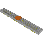 Conn High Speed Socket Strip SKT 120 POS 0.5mm Solder ST Top Entry SMD Q Strip® Tray