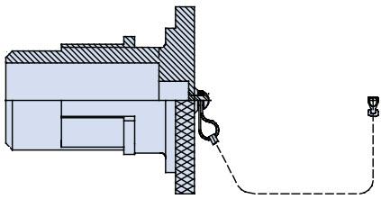 Glenair-660-032NF25H10-02 Steckverbinderzubehör Connector Accessories Plug Protective Cover Straight Aluminum Olive Drab Cadmium Over Electroless Nickel