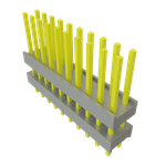 Conn Board Stacker HDR 20 POS 2.54mm Solder ST Top Entry Thru-Hole Bulk