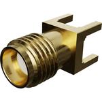 Conn SMA 0Hz to 18GHz 50Ohm Solder ST Thru-Hole RCP Gold SMA Bag