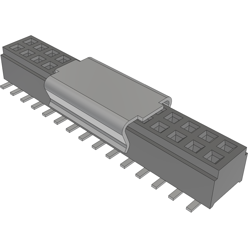 Samtec-CLM-115-02-L-D-A-P Cabezales del conector y receptáculos PCB Conn Micro Socket Strip SKT 30 POS 1mm Solder ST SMD Tube