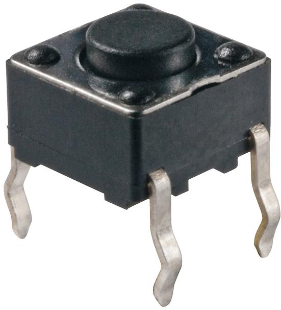 NKK Switches-HP0215AFKP2 Tastschalter Switch Tactile OFF (ON) SPST Round Button PC Pins 0.125A 28VAC 28VDC 3VA 500000Cycles 1.6N Thru-Hole