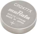 Murata Manufacturing-CR2477X Baterías Lithium Battery Coin 3V 1Ah Primary Carton