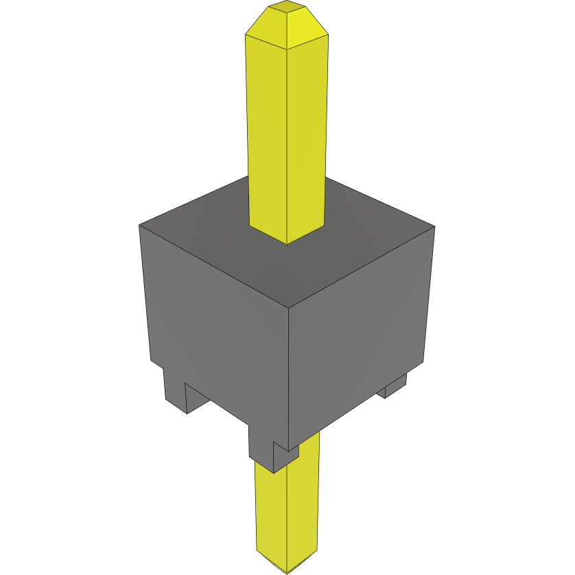 Samtec-HTSW-101-05-G-S 连接器插头及 PCB 插座 Conn Unshrouded Header HDR 1 POS Solder ST Top Entry Thru-Hole Bulk