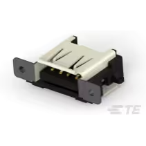 TE Connectivity-5353928-2 Connector USB Conn USB 2.0 Type A RCP 4 POS Solder RA SMD 4 Terminal 1 Port T/R
