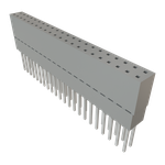 Conn Elevated Socket SKT 44 POS 2.54mm Solder ST Top Entry Thru-Hole Tube