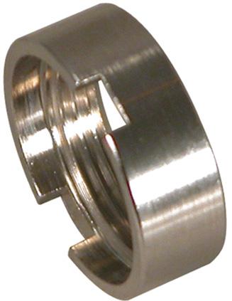 Cal Test Electronics-CT2830 Steckverbinderzubehör Connector Accessories Nut Straight Brass Natural Nickel Bag