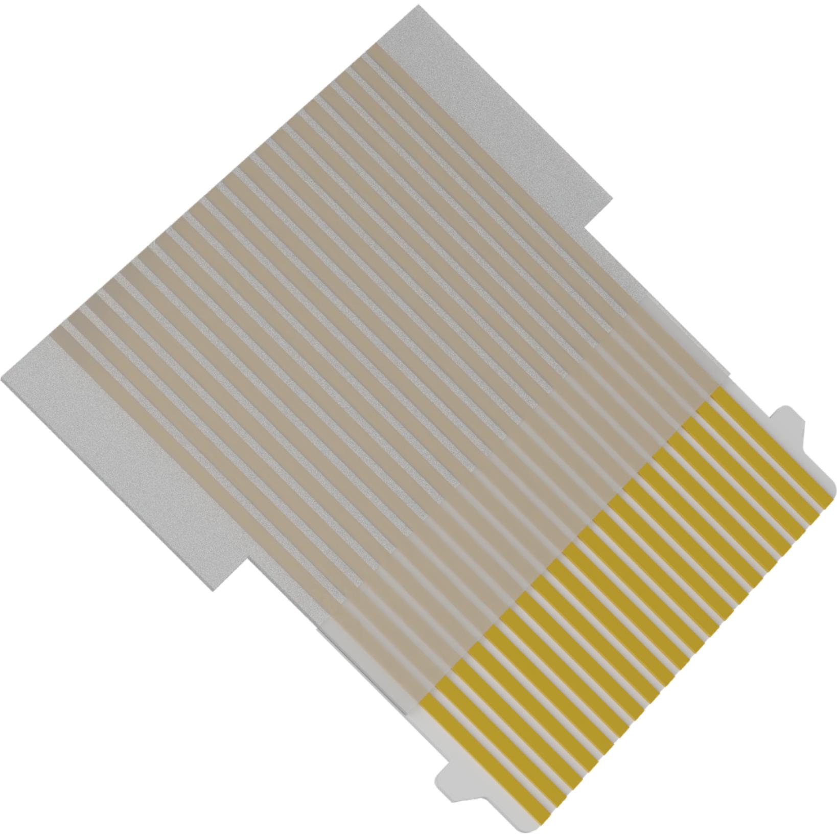 Molex-0150180207 Flachband Kabelbaugruppen Cable Assembly 0.051m 33AWG 0.5mm 20 to 20 POS FFC Jumper to FFC Jumper M-M Premo-Flex™FFC Jumper Bag