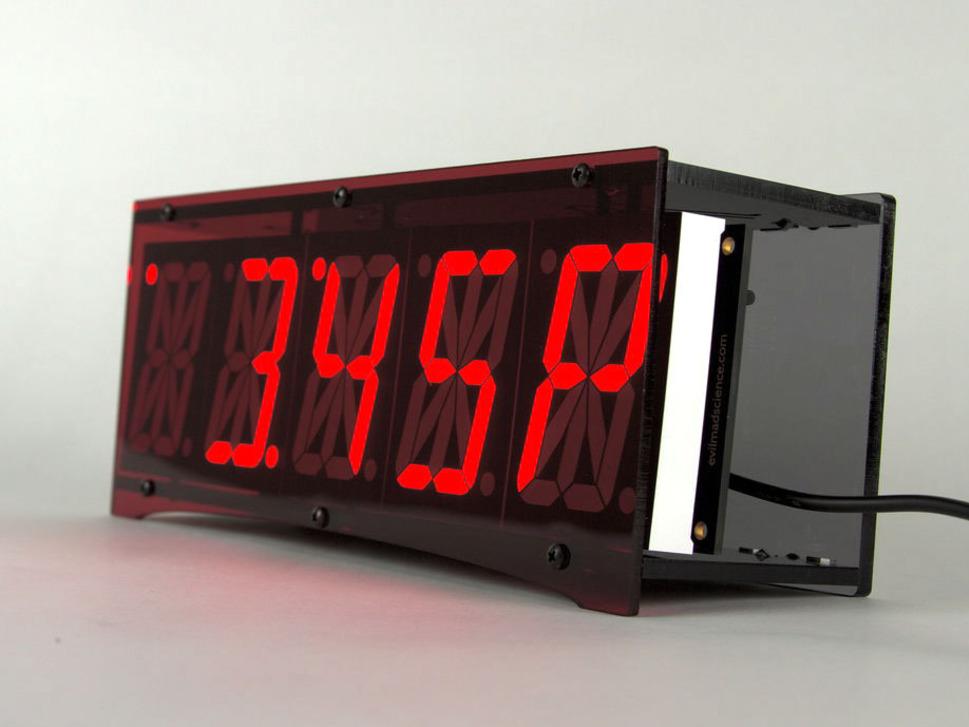 Adafruit Industries-620 Divers produits Alpha Clock Five - RED - From Evil Mad Scientist Labs