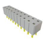 Conn Socket Strip SKT 20 POS 2.54mm Solder ST Top Entry Thru-Hole Bulk