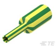 TE Connectivity-DCPT-18/6-45-SP Wärmeschrumpfende Produkte Heat Shrink Tubing ST Polyolefin Green/Yellow Thin Reel