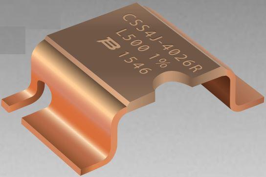 Bourns-CSS4J-4026K-5L00F Ensamble fijo de resistor en una sola superficie Res Metal Strip 4026 0.005 Ohm 1% 4W ±75ppm/°C Pad SMD T/R Automotive AEC-Q200