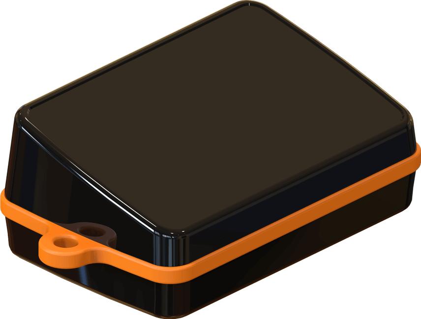 Serpac Electronic Enclosures-CXL67SDBKAOR Scatole, contenitori e rack Black Polycarbonate Sloped Waterproof Pendant Enclosure with Orange Seal <h4><strong>CALIFORNIA PROPOSITION</strong> ⚠️<strong>65 WARNING</strong>⚠️</h4>