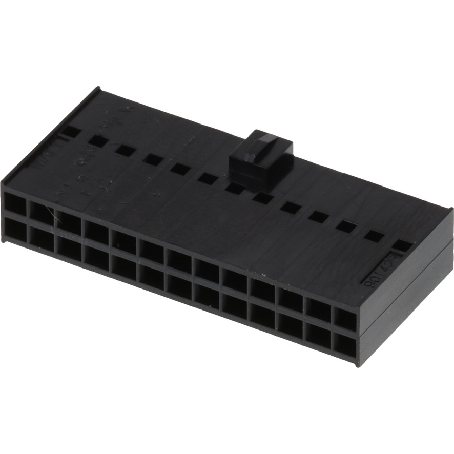 Molex-901420026 分立接线罩连接器 Conn Housing F 26 POS 2.54mm Crimp ST Cable Mount Black C-Grid III™ Bag