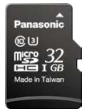 Panasonic-RP-TMTA32DA1 Tarjetas Flash Flash Card 32G-byte 1.8V/2.5V/3.3V MicroSDHC Card 8-Pin