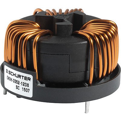 SCHURTER-DKIH-3358-32D3 Goulots d’étranglement en modes commun Common Mode Chokes Triple 330uH 32A 0.0011Ohm DCR Thru-Hole Box