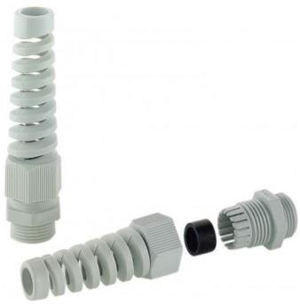 Bopla-12002210 Cable Accessories Cable Accessories Cable Gland With Anti-kink Protection Polyamide Light Gray Bag