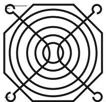 MinebeaMistumi – NMB Technologies-055019 Thermal Management Accessories Thrml Mgmt Access Fan Guard 80mm Steel