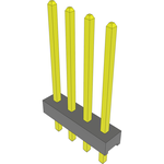 Conn Unshrouded Header HDR 4 POS 2mm Solder ST Top Entry Thru-Hole Bulk
