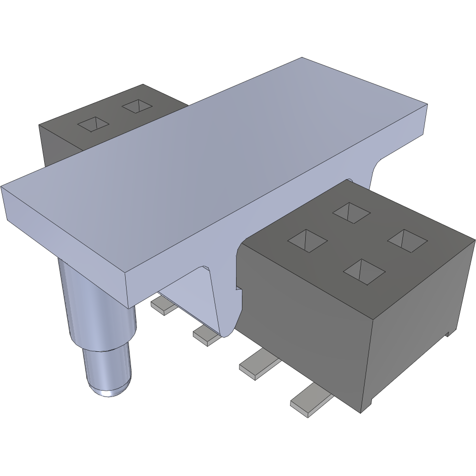 Samtec-CLP-107-02-F-D-PA-TR Piastre connettori e prese PCB Conn Socket Strip SKT 14 POS 1.27mm Solder ST Top Entry SMD TIGER CLAW™ T/R