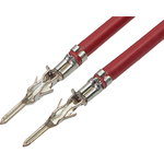 Cable Assembly UL 10002 0.225m 18AWG Crimp Terminal to Crimp Terminal 1 to 1 POS M-M Crimp-Crimp Bag