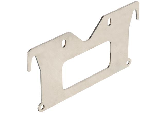 HARTING-09400349942 Accessori per connettori Connector Accessories Mounting Plate Straight Stainless Steel