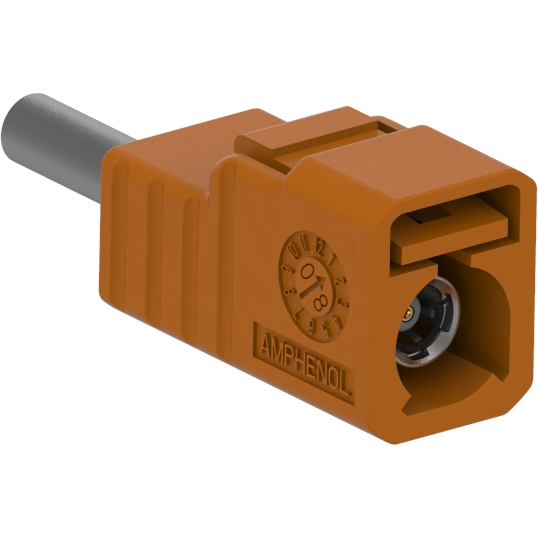 Amphenol RF-3FA1-NMSJ-C01W0 RF-Steckverbinder RF Connector FAKRA Straight Crimp Jack for RG-174 RG-188 RG-316 Tape and Reel Contact 50 Ohm