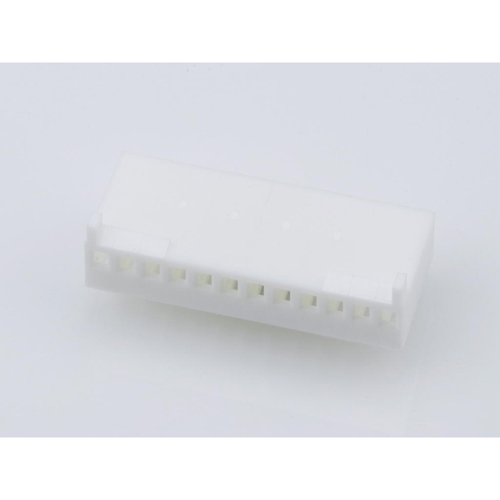 Molex-0022013127 Einzeladersteckverbinder, Gehäuse Conn Housing RCP 12 POS 2.54mm Crimp ST Cable Mount White KK® Bag