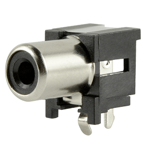 Same Sky (formerly CUI Devices)-RCJ-044 Raccordement audio et vidéo Conn RCA Jack RCP 2 POS Solder RA Thru-Hole 2 Terminal 1 Port