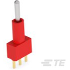 TE Connectivity-3-1825142-0 Basculeur de commutateur Switch Toggle ON OFF ON SPDT Long Bat Lever PC Pins 20VAC 20VDC 0.4VA PC Mount Bulk