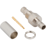 Conn HD-BNC 0Hz to 6GHz 50Ohm Crimp ST Panel Mount F Gold Bag