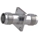 HUBER+SUHNER-37_TNC-50-0-2/133_NE RF-Steckverbinder Conn TNC Adapter 0Hz to 11GHz 50Ohm ST Panel Mount RCP/RCP Gold Over Nickel Single