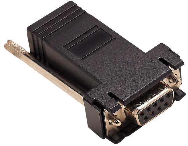 Digi International-76000671 Steckverbinder, Schnittstelle Conn RJ-45-D-Sub Adapter F/F 8/9 POS ST 2 Port