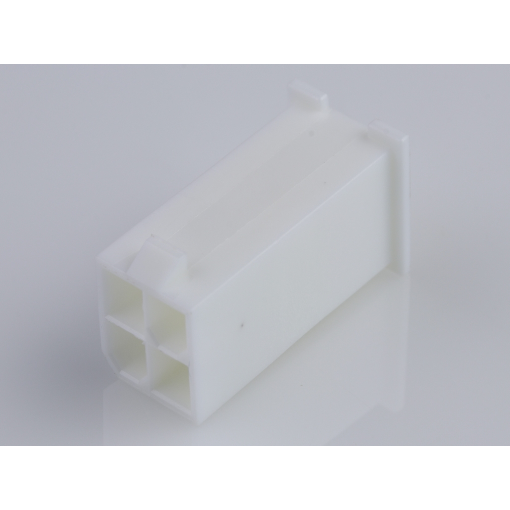 Molex-39013049 Carcaza de cables discretos de conector Conn Housing PL 4 POS 4.2mm Crimp ST Cable Mount Natural Mini-Fit Jr™ Bag