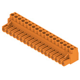 Weidmuller-1943740000 Steckverbinder, Klemmenblöcke Conn Plug-in Terminal Block F 18 POS 5.08mm Screw RA Cable Mount 20A Box