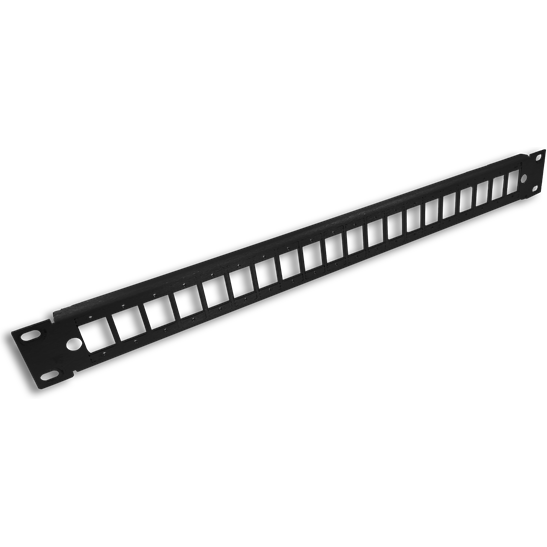 Switchcraft-NHPK120BK Accessori per connettori Connector Accessories Patch Panel Straight Aluminum Black Anodize Box