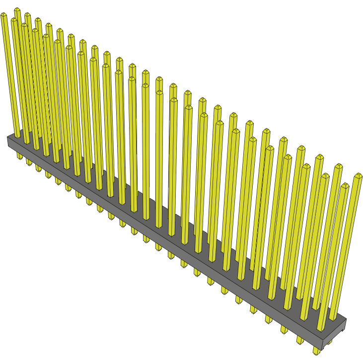 Samtec-MTMM-125-15-S-D-690 Connector Headers and PCB Receptacles Conn Unshrouded Header HDR 50 POS 2mm Solder ST Top Entry Thru-Hole Bulk