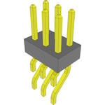 Conn Unshrouded Header HDR 6 POS 2mm Solder RA Side Entry SMD T/R