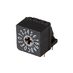 Switch DIP N.O./N.C. SP16T 16 Flat Cross 0.15A 42VDC PC Pins 2.54mm Thru-Hole Tube